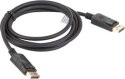 Kabel Lanberg CA-DPDP-10CC-0018-BK (DisplayPort Męski - DisplayPort Męski; 1 8m; czarny)