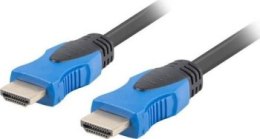 Kabel Lanberg CA-HDMI-20CU-0010-BK (HDMI M - HDMI M; 1m; kolor czarny)