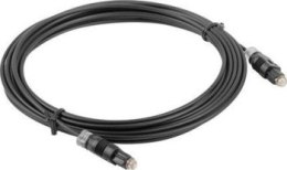 Kabel Lanberg CA-TOSL-10CC-0020-BK (Toslink M - Toslink M; 2m; kolor czarny)