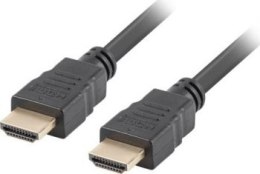 Kabel Lanberg CCS CA-HDMI-11CC-0010-BK (HDMI M - HDMI M; 1m; kolor czarny)