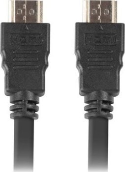 Kabel Lanberg CCS CA-HDMI-11CC-0010-BK (HDMI M - HDMI M; 1m; kolor czarny)