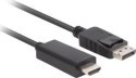 LANBERG KABEL DISPLAYPORT (M) V1.1->HDMI (M) 3M CA-DPHD-11CC-0030-BK