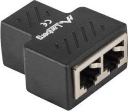 Lanberg Adapter złączka sieciowa RJ45 - 2x RJ45 ekranowany