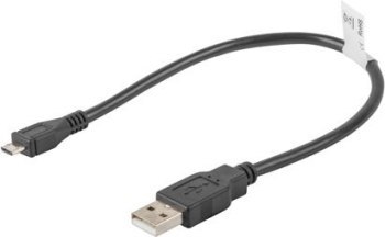 Lanberg micro USB 0.3m czarny