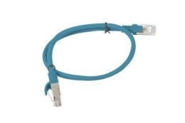 Kabel UTP Lanberg PCU5-10CC-0050-B (RJ45 U/UTP - RJ45 U/UTP ; 0 50m; UTP; kat. 5e; kolor niebieski)