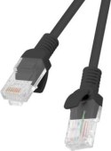 Patchcord UTP Lanberg PCU5-10CC-0300-BK (RJ45 - RJ45 ; 3m; UTP; kat. 5e; kolor czarny)