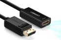 UGREEN MM137 DisplayPort (męski) - HDMI (żeński), 4K (czarny)