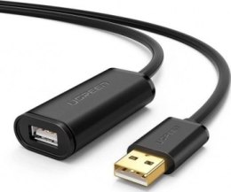 UGREEN US121 USB 2.0 przedłużający, aktywny, 5m (czarny)