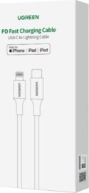 UGREEN US304 Lightning do USB-C PD 3A 1.5m