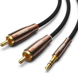 Ugreen AV170 Kabel 2x RCA (Cinch) jack 3.5mm, 1m czarny