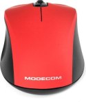 Mysz MODECOM WM10S Silent M-MC-WM10S-500 (optyczna; 1600 DPI; kolor czerwony)