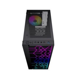 GEMBIRD OBUDOWA FORNAX 2500 MIDI-TOWER (1X USB 3.0 2X USB 2.0 HD AUDIO SZKLANY PANEL BOCZNY) CZARNA