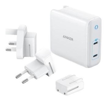 Anker PowerPort III 2x USB-C 60W + adaptery