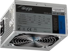 Zasilacz Akyga AK-B1-450 (450 W; Pasywne; 120 mm)