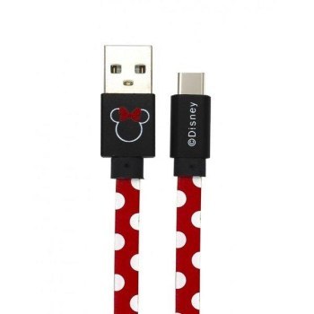 DISNEY KABEL USB MICRO MINNIE KROPKI CZERWONY