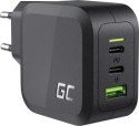 Green Cell GaN 65W 2x USB-C 1xUSB-A