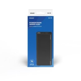 SAVIO POWERBANK 20000 MAH CZARNY BA-05