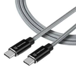 Tactical Fast Rope Kevlar Cable USB-C/USB-C 100W 20V/5A 2m Grey