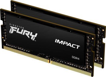 Kingston 64GB 3200MHz DDR4 CL20 SODIMM (Kit of 2) FURY Impact KF432S20IBK2/64