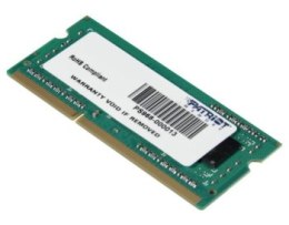 Pamięć Patriot Memory Signature PSD34G160081S (DDR3 SO-DIMM; 1 x 4 GB; 1600 MHz; CL11)