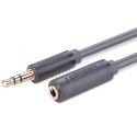 UGREEN AV124 Przedłużacz audio AUX jack 3,5 mm, 1m (szary)