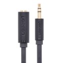 UGREEN AV124 Przedłużacz audio AUX jack 3,5 mm, 1m (szary)