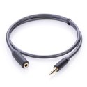 UGREEN AV124 Przedłużacz audio AUX jack 3,5 mm, 1m (szary)