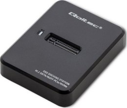 Replikator - QOLTEC STACJA DOKUJĄCA DYSKÓW SSD M.2 SATA/PCIE | NGFF/NVME | USB 3.1