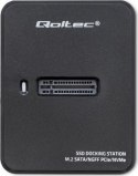 Replikator - QOLTEC STACJA DOKUJĄCA DYSKÓW SSD M.2 SATA/PCIE | NGFF/NVME | USB 3.1