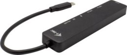 Replikator - i-tec USB-C Travel Easy Docking Station 4K HDMI Cytnik kart + Power Delivery 60W - Stacja dokująca