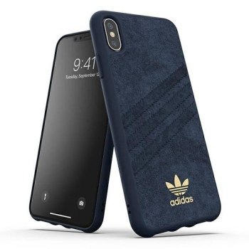 Adidas OR Moulded Case ULTRASuede iPhone Xs Max niebieski/collegiate royal 35001