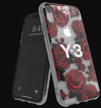 ETUI ADIDAS Y-3 SNAP CASE FLOWER GRAPHIC IPHONE XR CLEAR WYPRZEDAŻ