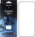 MyScreen Protector - Szkło hartowane z klejem na całej powierzchni DIAMOND GLASS edge FULL GLUE (czarna ramka) do Apple iPhone 1