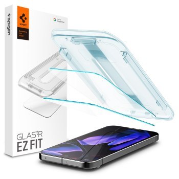 Spigen Glas.Tr "EZ FIT"2-pak do Google Pixel 9/9 Pro przezroczysty