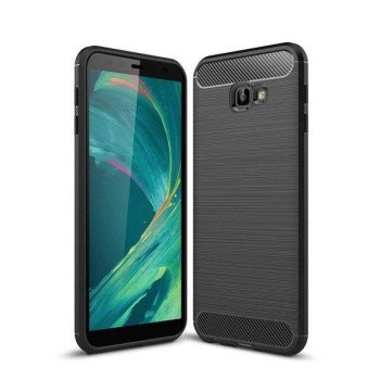 CASE ETUI CARBON LUX CZARNY SAMSUNG GALAXY J4 2018