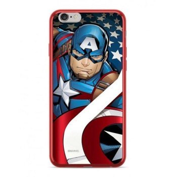 CASE ETUI CHROME MARVEL KAPITAN AMERYKA 004 IPHONE XS MAX CZERWONY