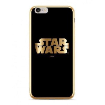 CASE ETUI CHROME STAR WARS GWIEZDNE WOJNY 002 LOGO IPHONE XS MAX ZŁOTY