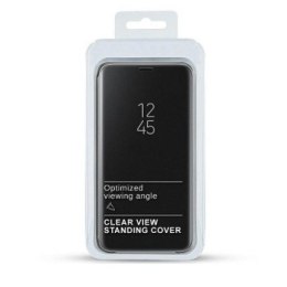 ETUI CLEAR VIEW COVER IPHONE 12 MINI CZARNY