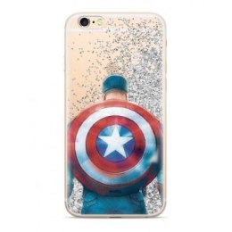 ETUI PŁYNNY BROKAT MARVEL KAPITAN AMERYKA 002 IPHONE 11 PRO MAX