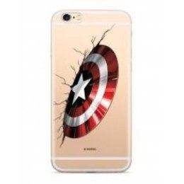 MARVEL ETUI NADRUK 023 KAPITAN AMERYKA SAMSUNG GALAXY A40 PRZEŹROCZYSTY