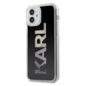 KARL LAGERFELD KLHCP12SKLMLBK IPHONE 12 MINI 5,4" CZARNY/BLACK HARDCASE KARL LOGO GLITTER