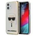 KARL LAGERFELD KLHCP12SPCKHML IPHONE 12 MINI 5,4" MULTICOLOR HARDCASE IRIDESCENT KARL`S HEAD