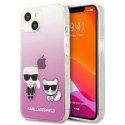 KARL LAGERFELD KLHCP13SCKTRP IPHONE 13 MINI 5,4" HARDCASE RÓŻOWY/PINK KARL & CHOUPETTE