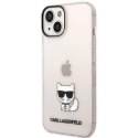 KARL LAGERFELD KLHCP14MCTTRI IPHONE 14 PLUS / 15 PLUS 6,7" HARDCASE RÓŻOWY/PINK TRANSPARENT CHOUPETTE BODY