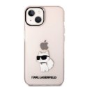 KARL LAGERFELD KLHCP14MHNCHTCP IPHONE 14 PLUS / 15 PLUS 6,7" RÓŻOWY/PINK HARDCASE IKONIK CHOUPETTE