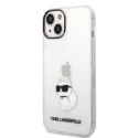 KARL LAGERFELD KLHCP14MHNCHTCT IPHONE 14 PLUS / 15 PLUS 6,7" TRANSPARENT HARDCASE IKONIK CHOUPETTE