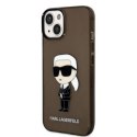 KARL LAGERFELD KLHCP14MHNIKTCK IPHONE 14 PLUS / 15 PLUS 6,7" CZARNY/BLACK HARDCASE IKONIK KARL LAGERFELD