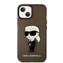 KARL LAGERFELD KLHCP14MHNIKTCK IPHONE 14 PLUS / 15 PLUS 6,7" CZARNY/BLACK HARDCASE IKONIK KARL LAGERFELD