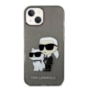 KARL LAGERFELD KLHCP14MHNKCTGK IPHONE 14 PLUS / 15 PLUS 6,7" CZARNY/BLACK HARDCASE GLITTER KARL&CHOUPETTE