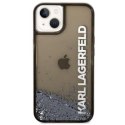 KARL LAGERFELD KLHCP14MLCKVK IPHONE 14 PLUS / 15 PLUS 6,7" CZARNY/BLACK HARDCASE LIQUID GLITTER ELONG